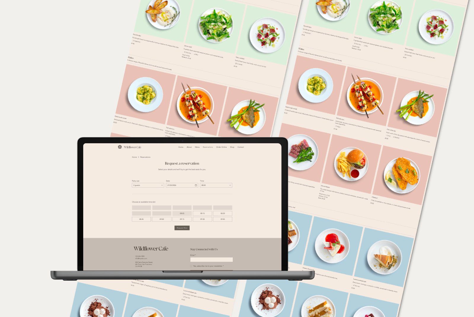 Wix Cafe, Restaurant & Takeaway Website Template — image 10