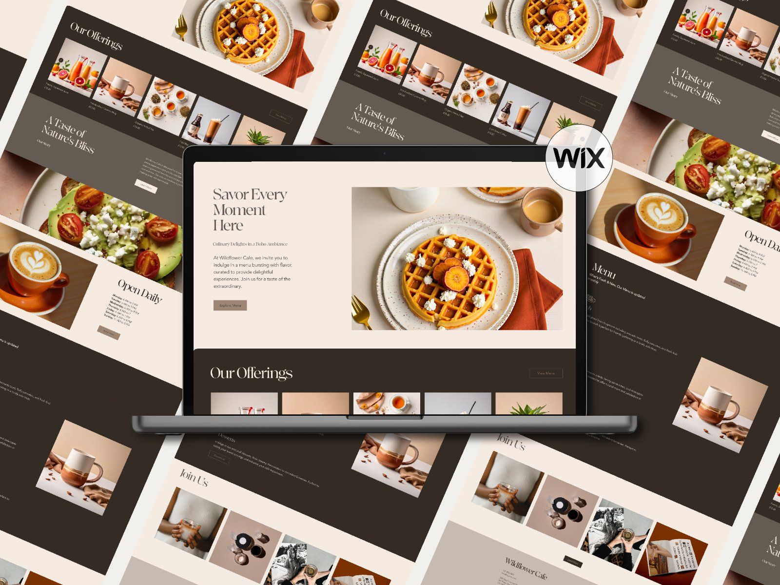 Wix Cafe, Restaurant & Takeaway Website Template — image 4