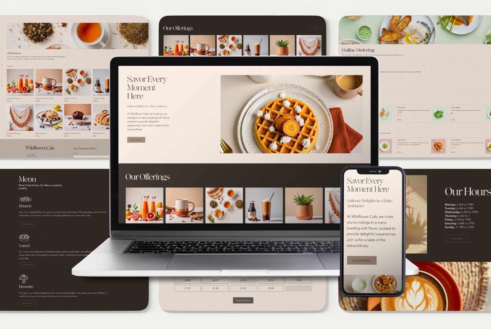 Wix Cafe, Restaurant & Takeaway Website Template — image 7
