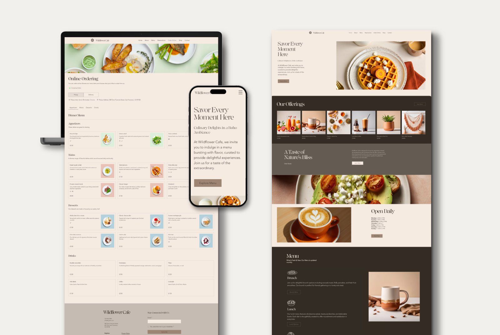 Wix Cafe, Restaurant & Takeaway Website Template — image 11