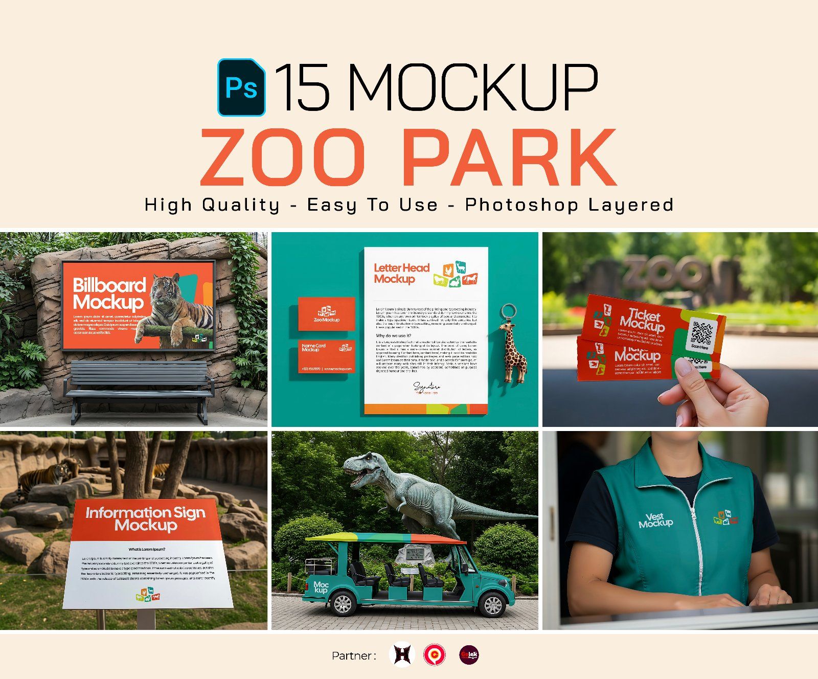 Premium Zoo Park Mockup — image 1