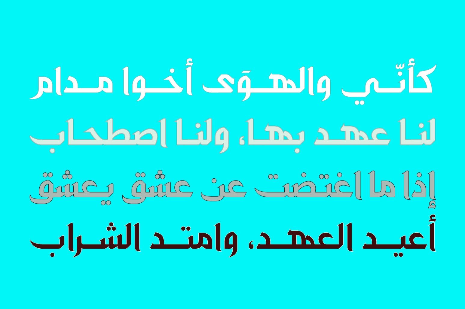 Zahey - Arabic Font — image 6
