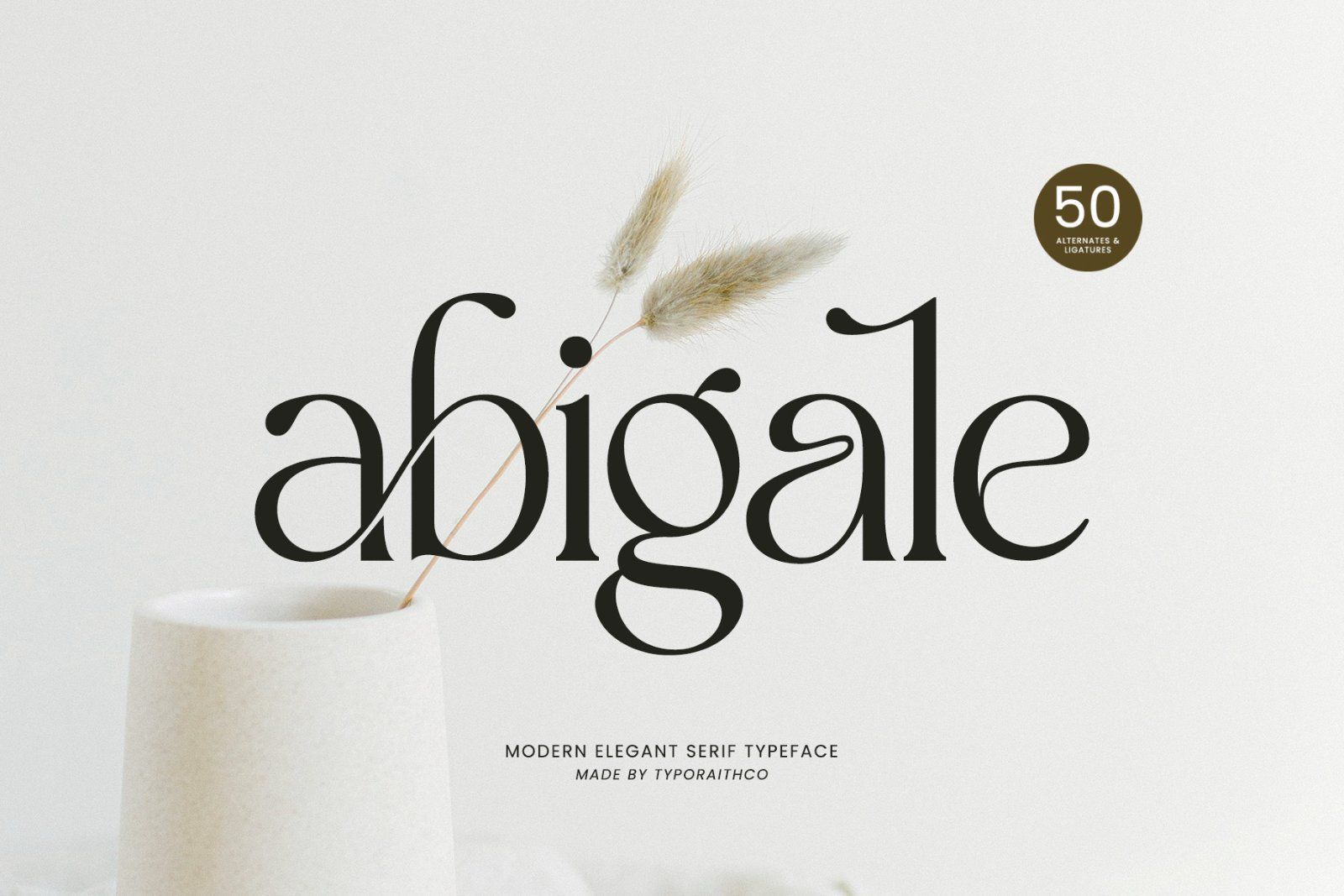 Abigale | Modern Serif Font — image 1