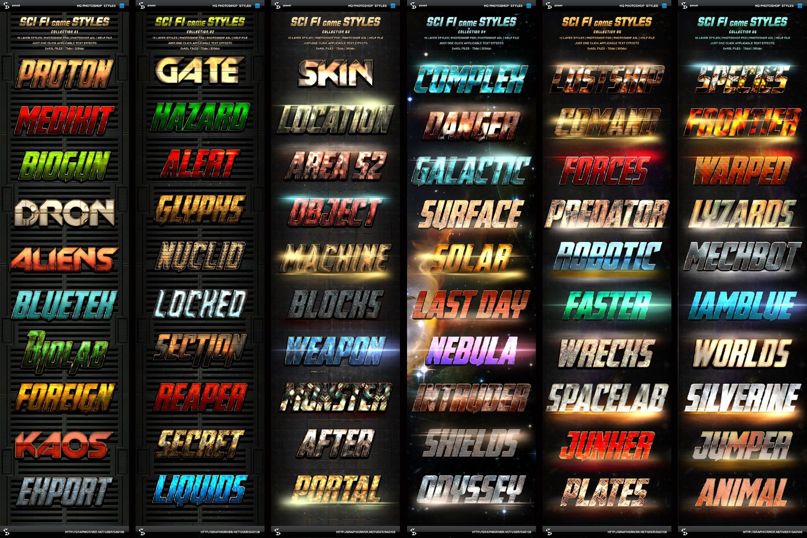 Action Sci-Fi Fantasy Text Effects Bundle — image 3