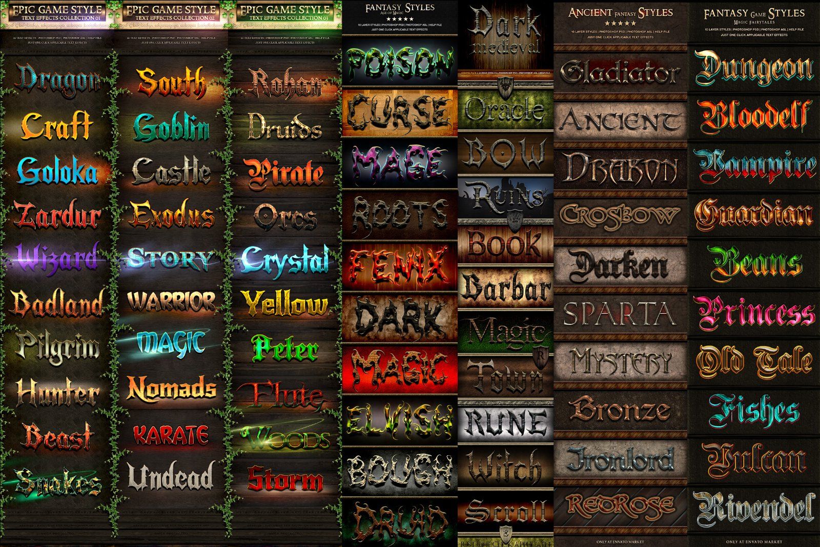 Action Sci-Fi Fantasy Text Effects Bundle — image 7