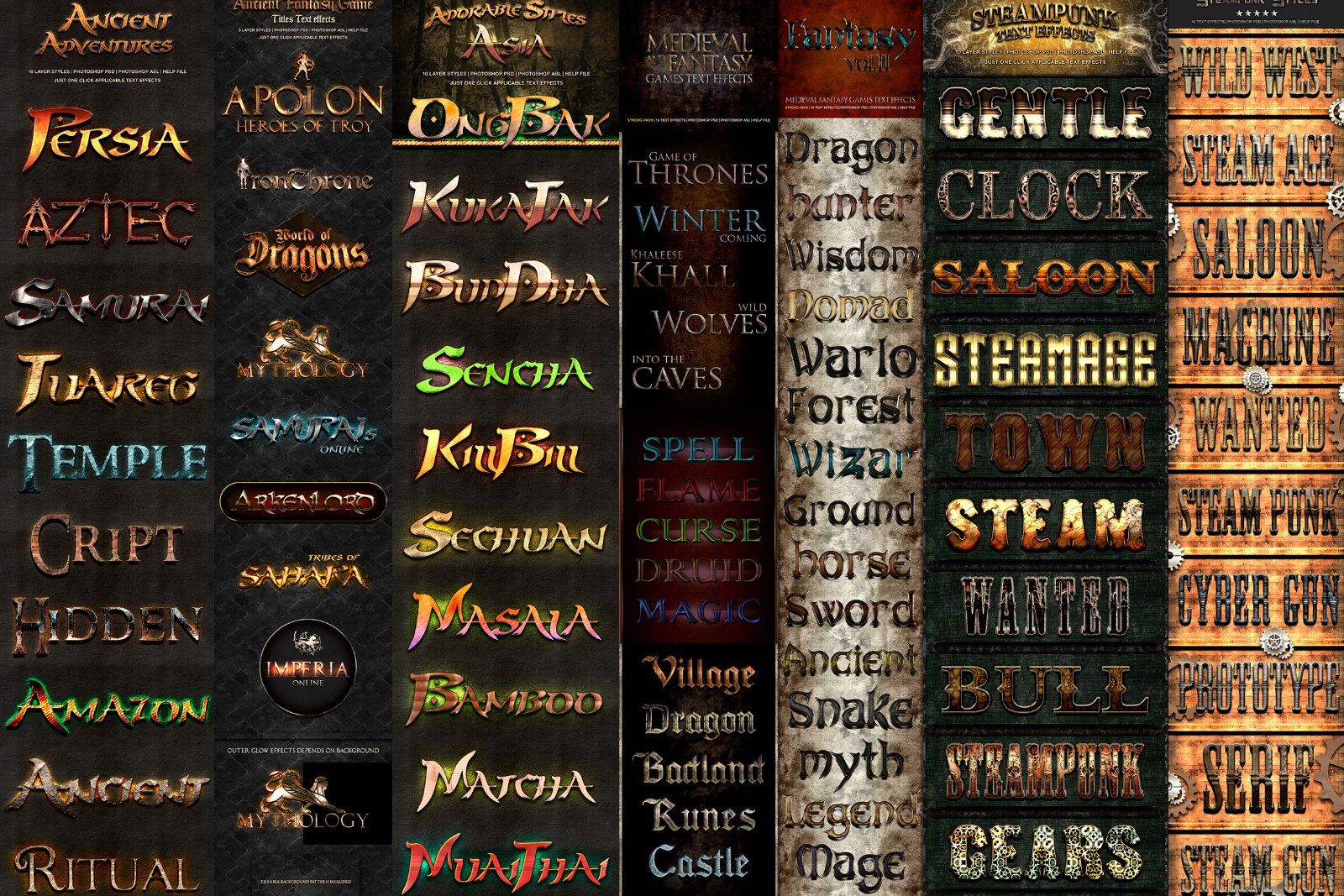 Action Sci-Fi Fantasy Text Effects Bundle — image 8