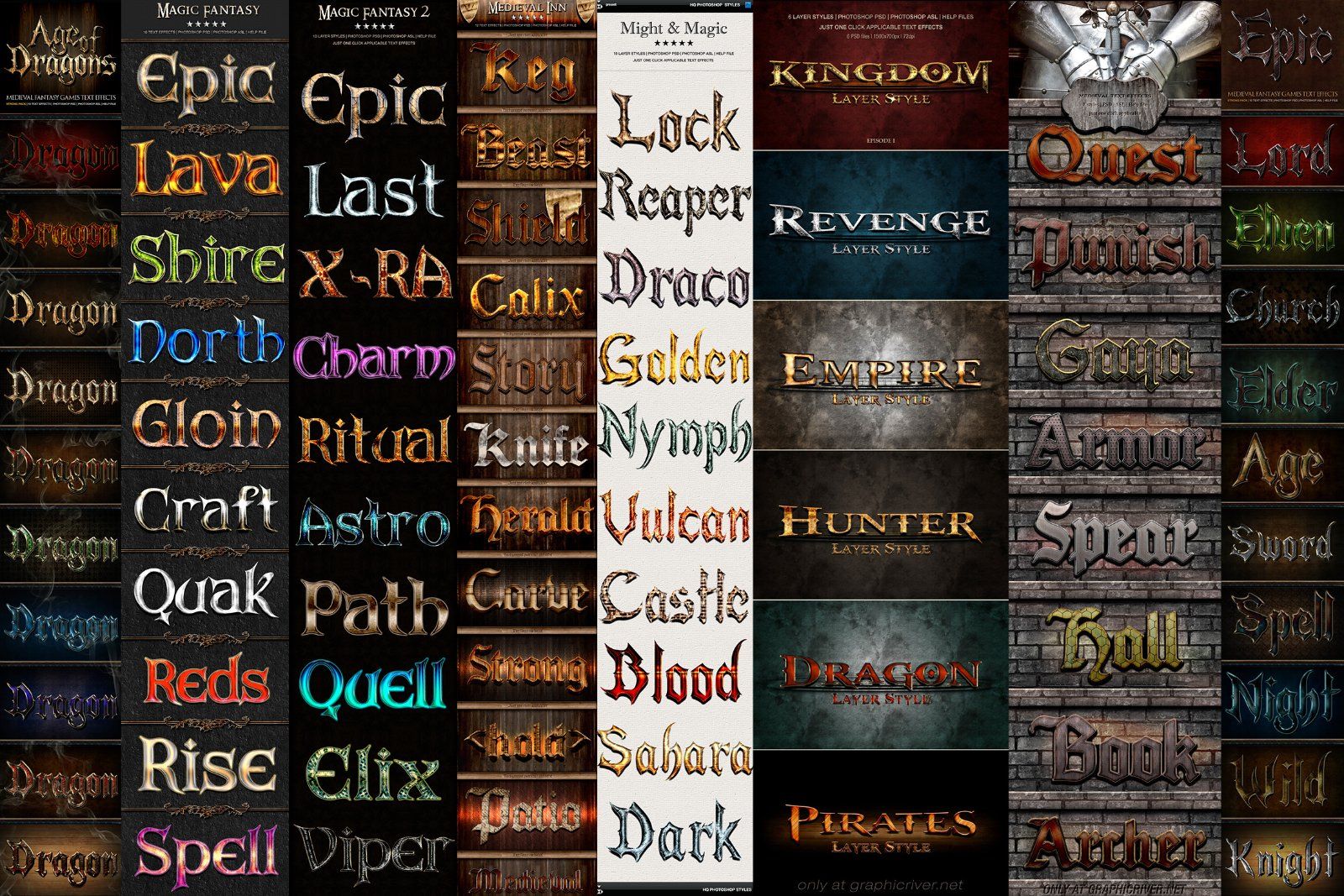 Action Sci-Fi Fantasy Text Effects Bundle — image 9