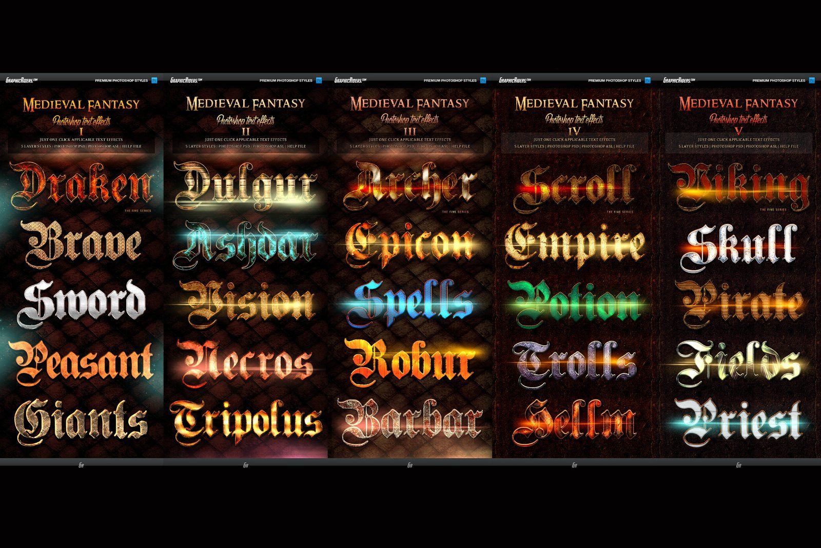 Action Sci-Fi Fantasy Text Effects Bundle — image 11