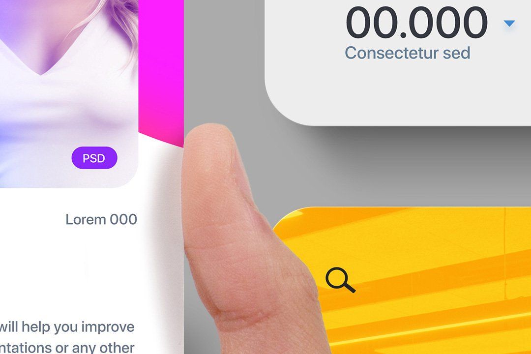 App UI Screen Mockup – Hand Holding (13 Objects) — image 3