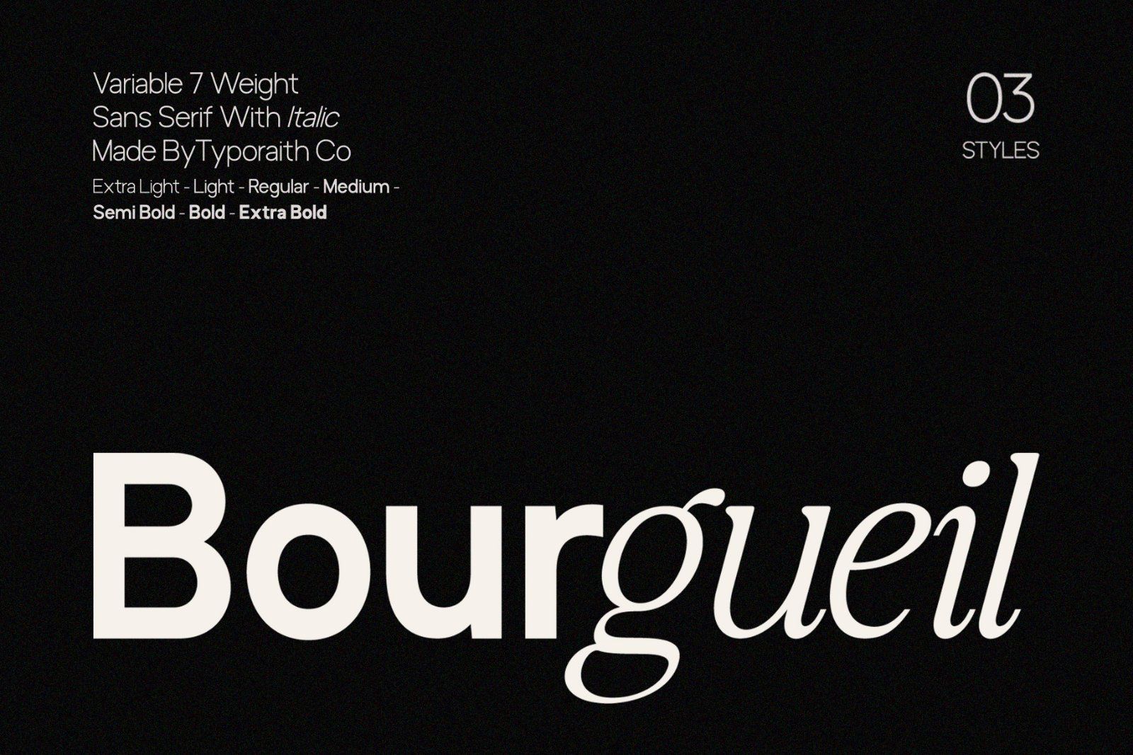 Bourgueil | Variable Sans Serif — image 14