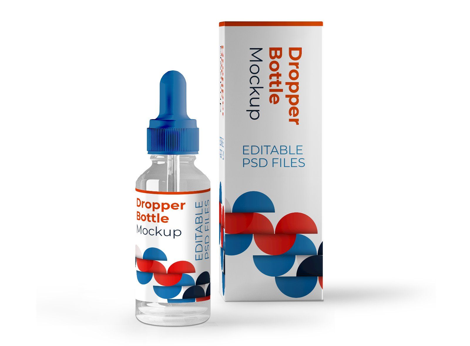 Dropper Bottle with Box Mockup Set — image 3