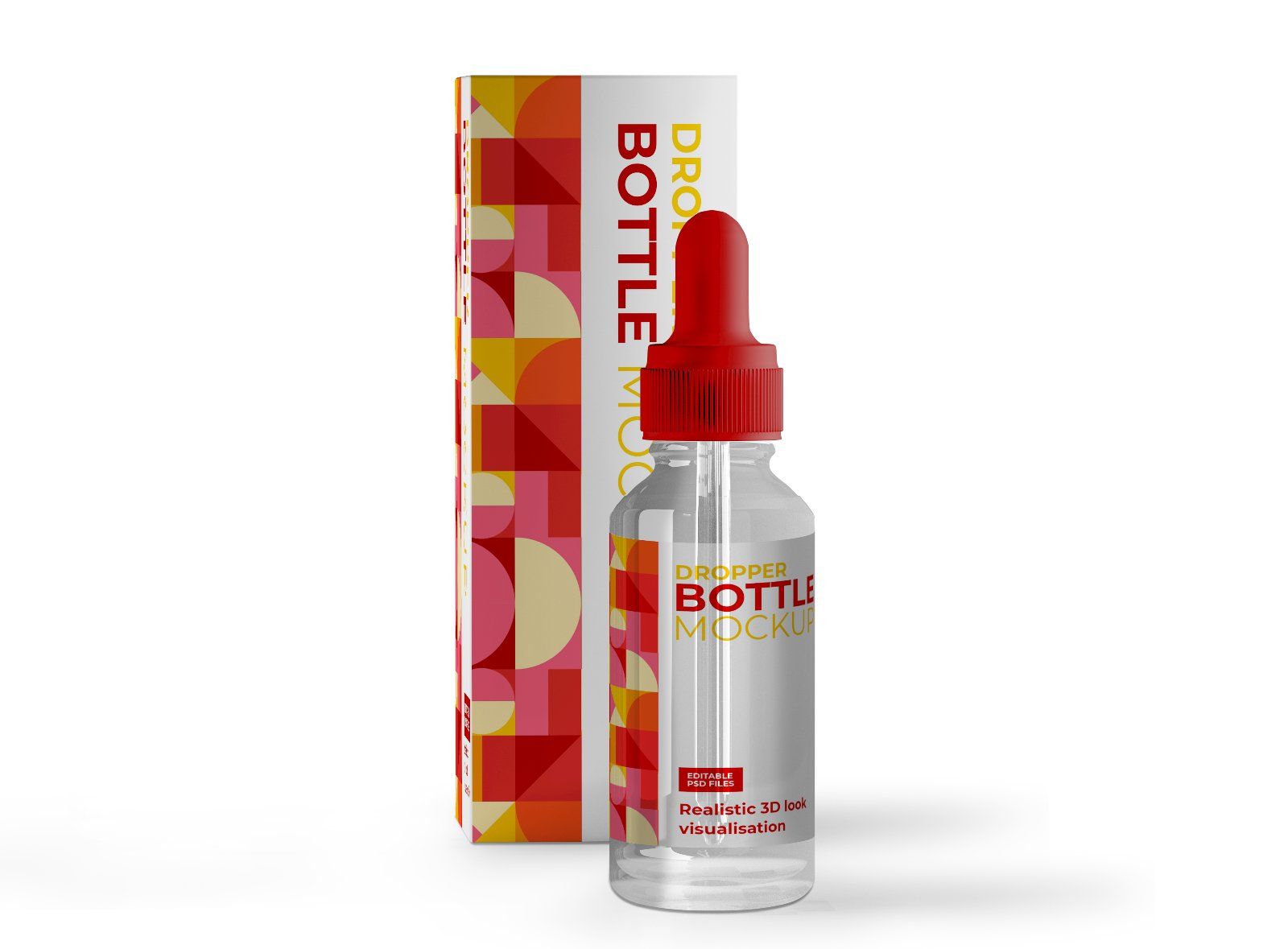 Dropper Bottle with Box Mockup Set — image 6