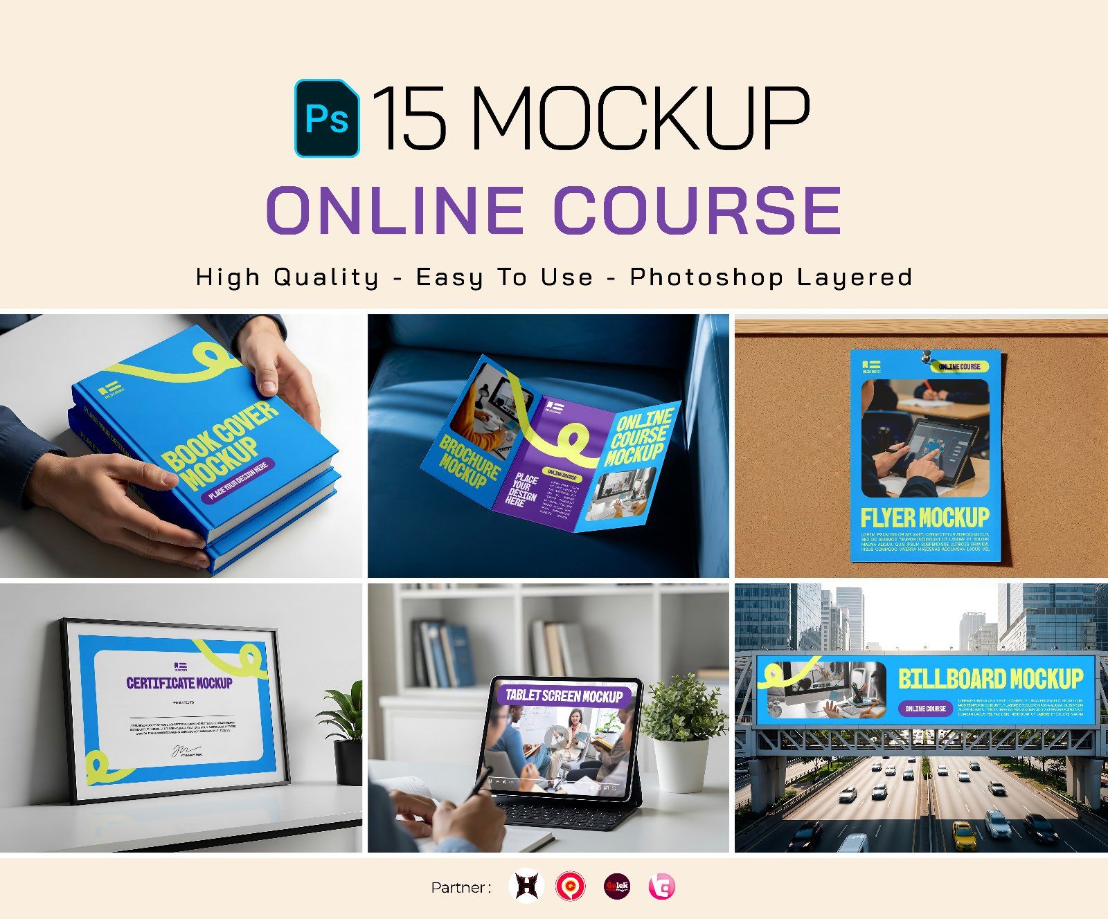 Premium Branding Online Course Mockup — image 1