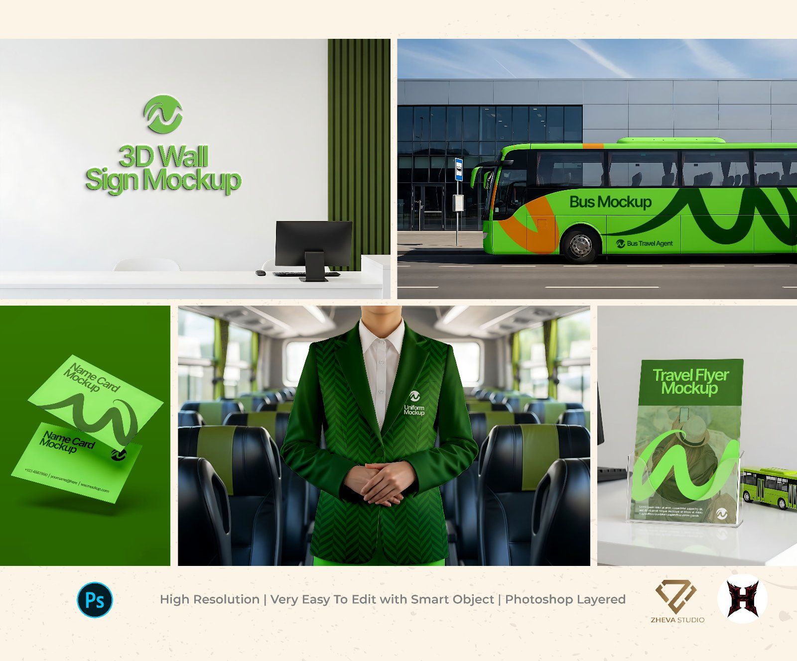 Premium Travel Bus Mockup — image 1