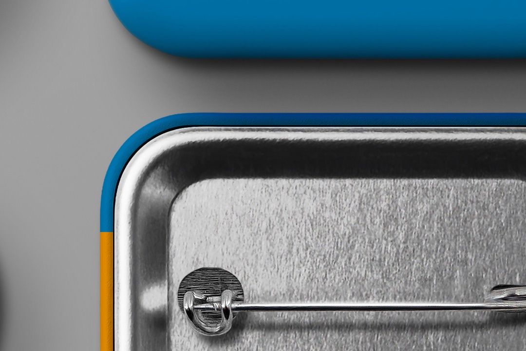 Button Badge Mockup Set - Round, Rectangle & Oval (3 Objects) — image 3