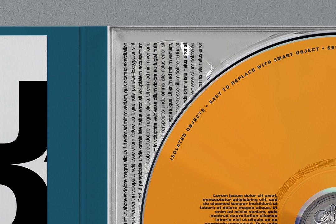CD Case Mockup - Cardboard Edition & Booklet (5 Objects) — image 3