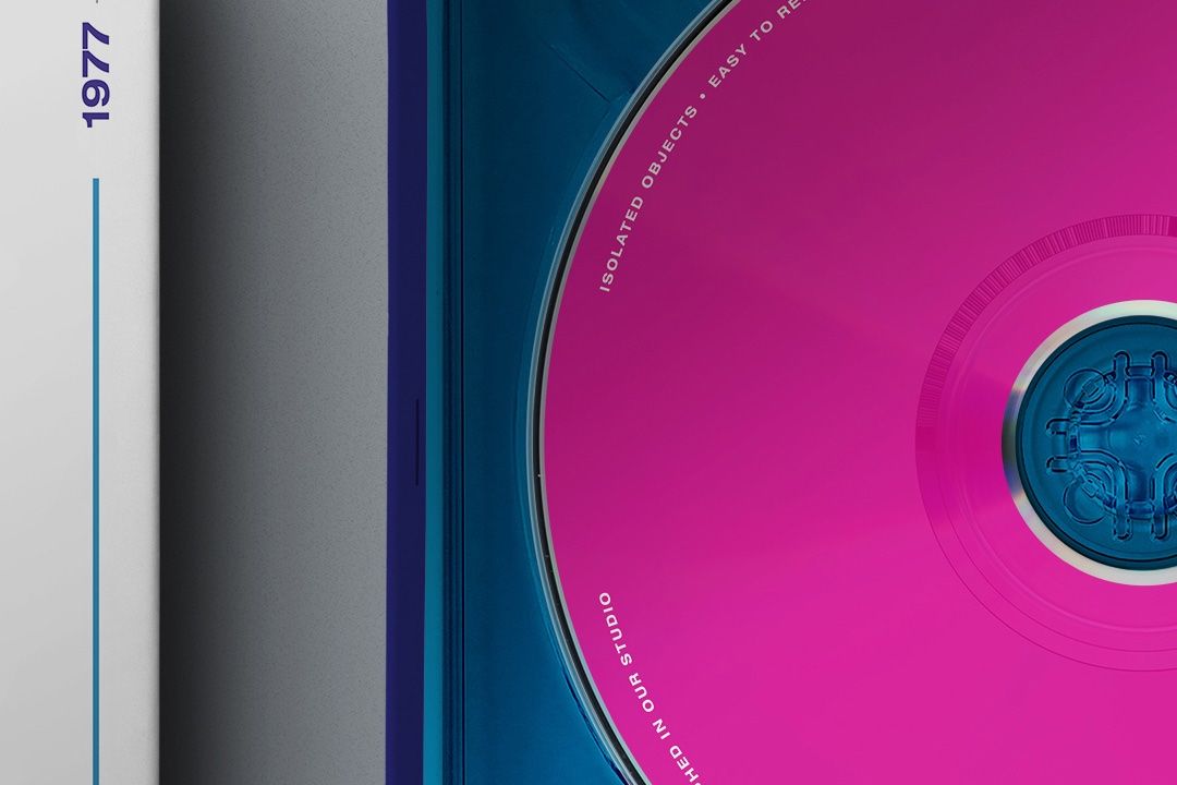 CD Case Mockup - Cardboard Packaging & Booklet (7 Objects) — image 3