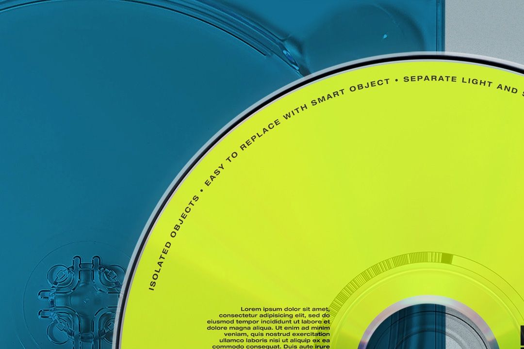 CD Case Mockup - Cardboard Packaging & Disc Set (5 Objects) — image 3