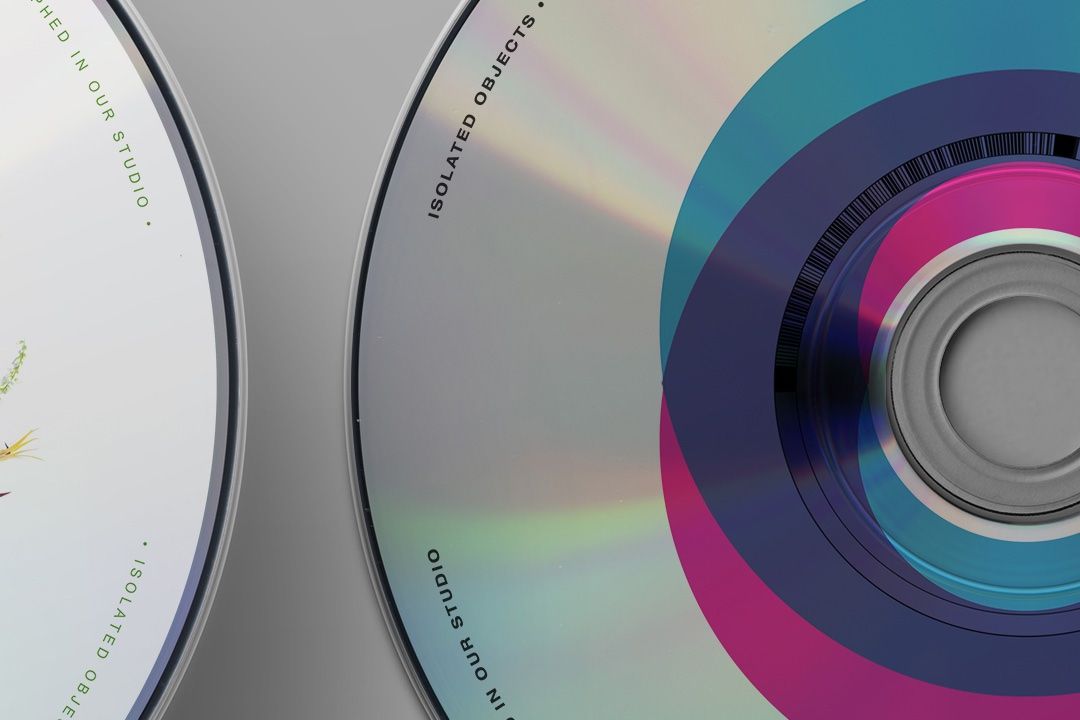 CD Disc Mockup Set (6 Objects) — image 3