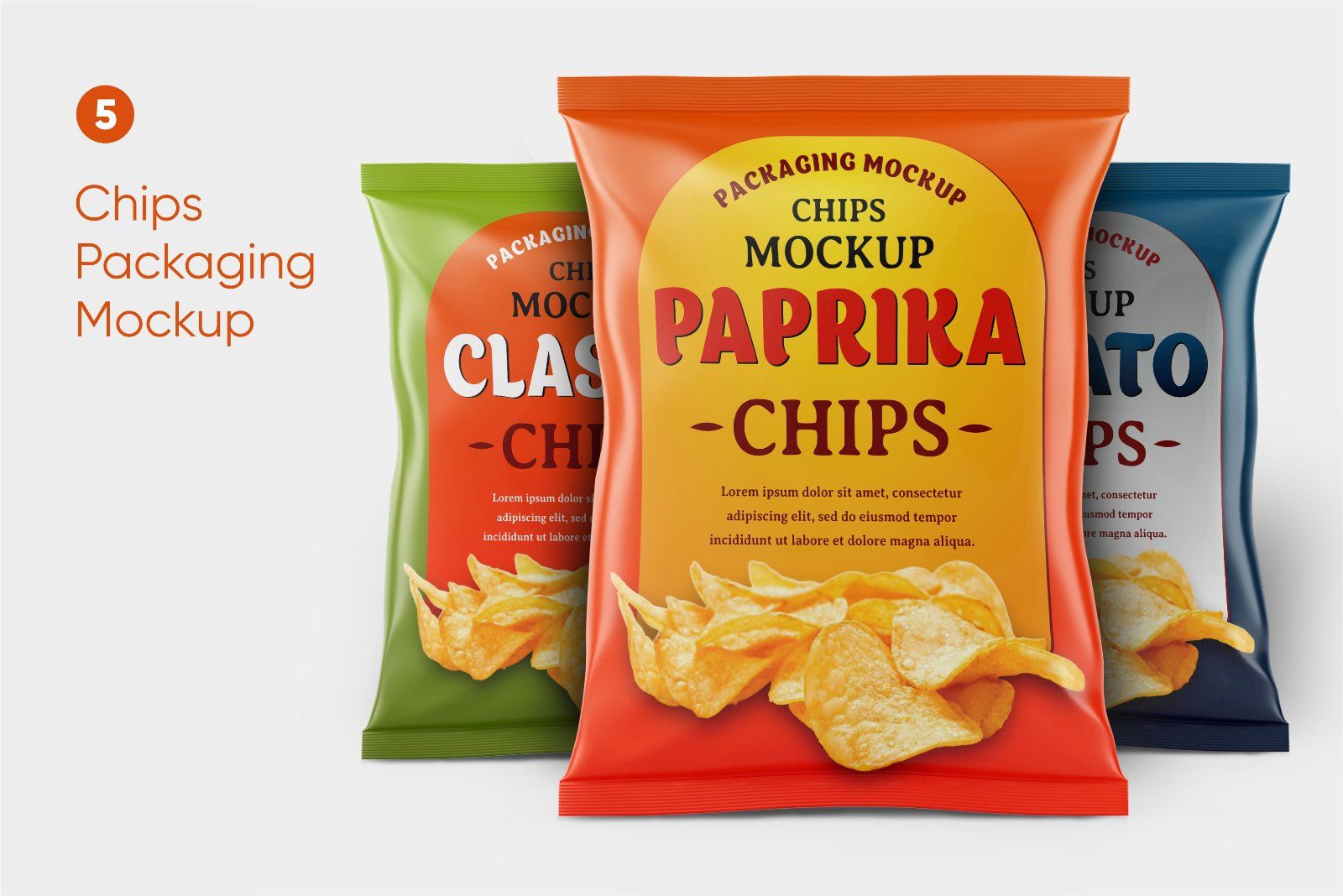 Chips Packaging Mockup Set — image 1