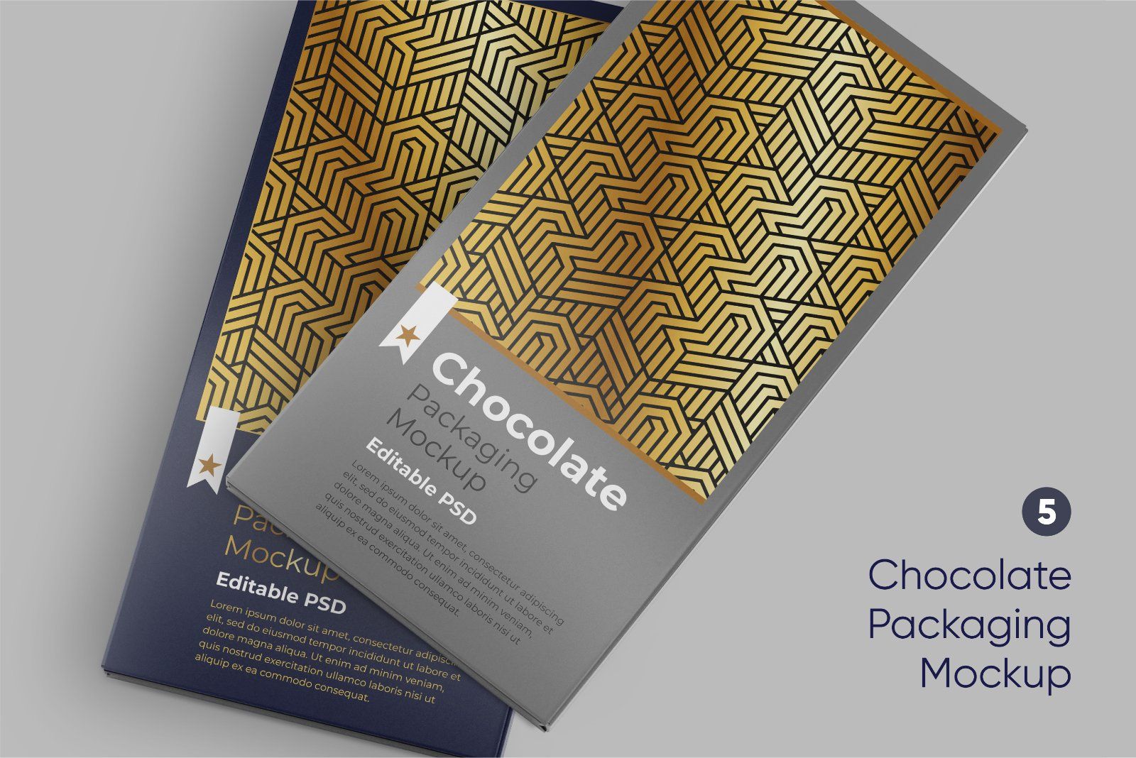 Chocolate Bar Packaging Mockup — image 1