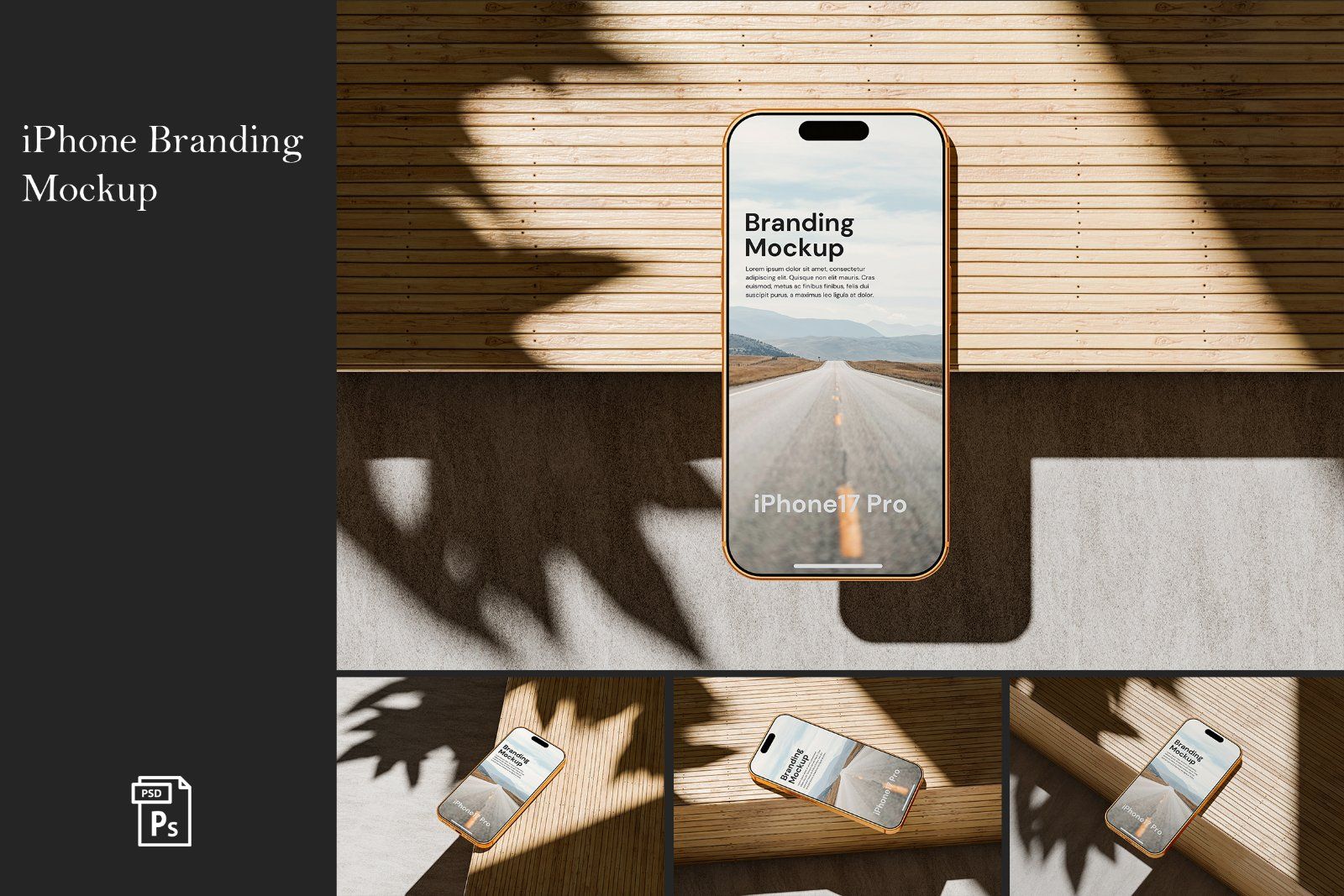 Realistic iPhone Mockup For Branding — image 1
