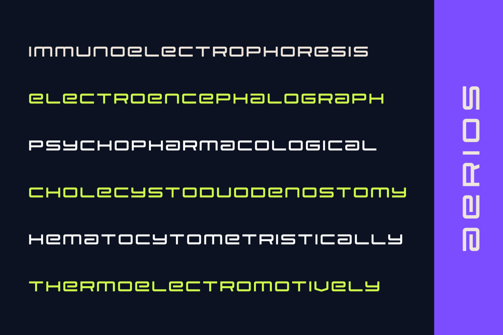 Aerios – A Futuristic Geometric Typeface — image 5
