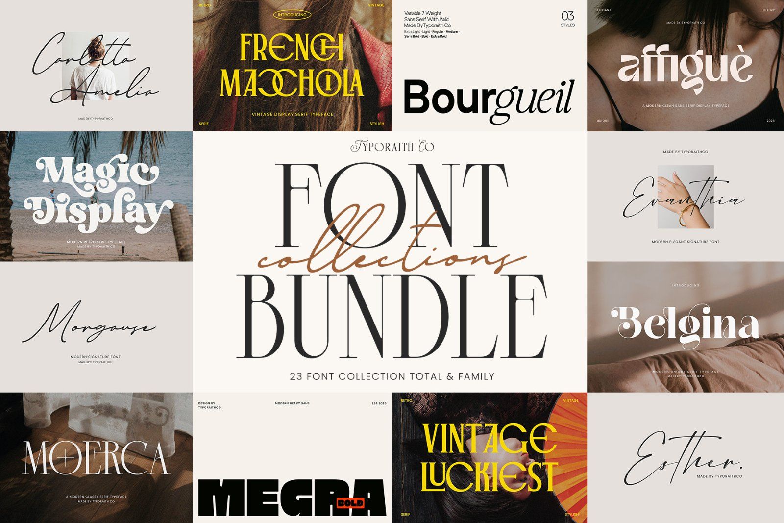 The Modern Font Bundle | 67 Fonts — image 3