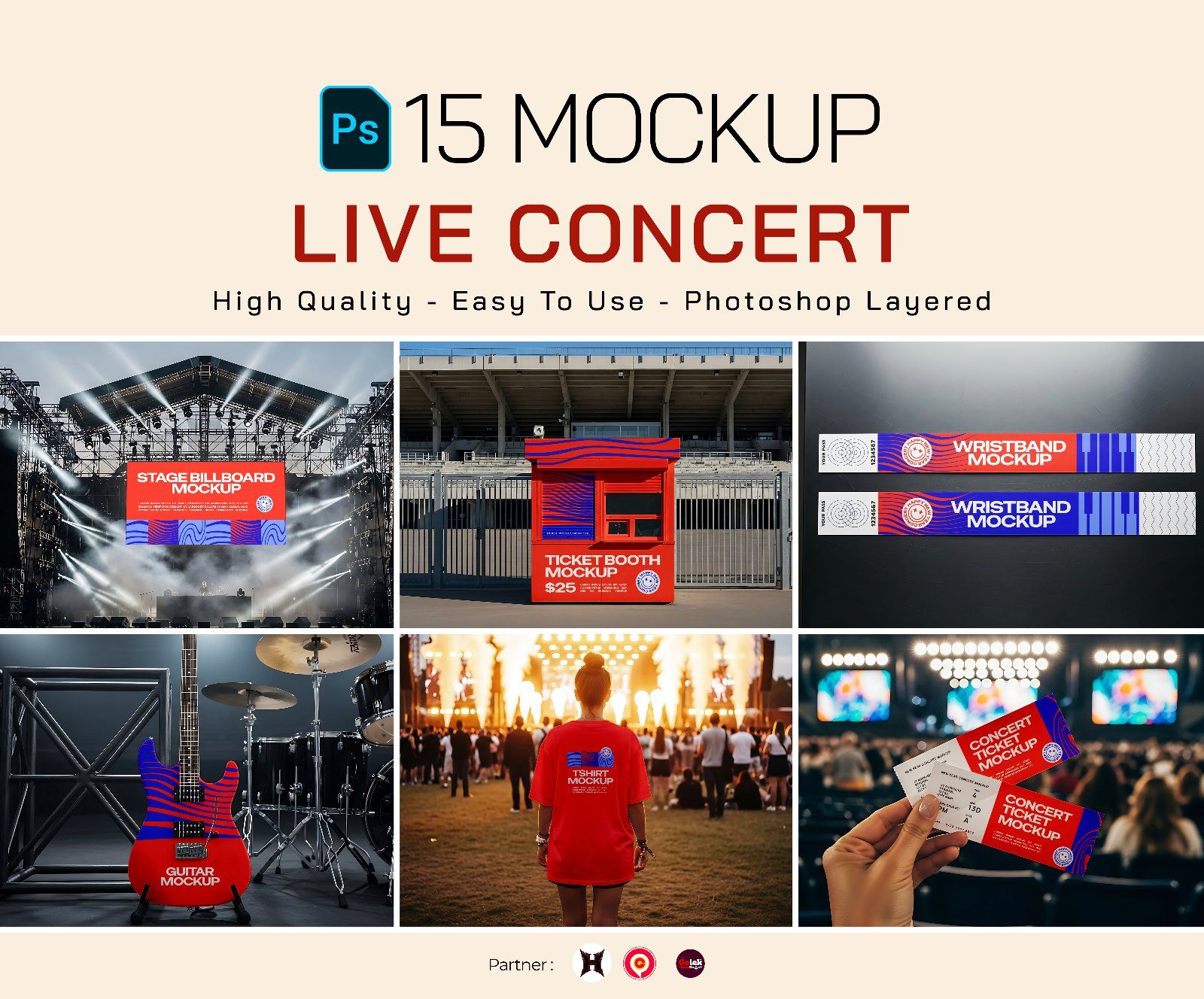 Premium Branding Live Concert Mockup — image 1