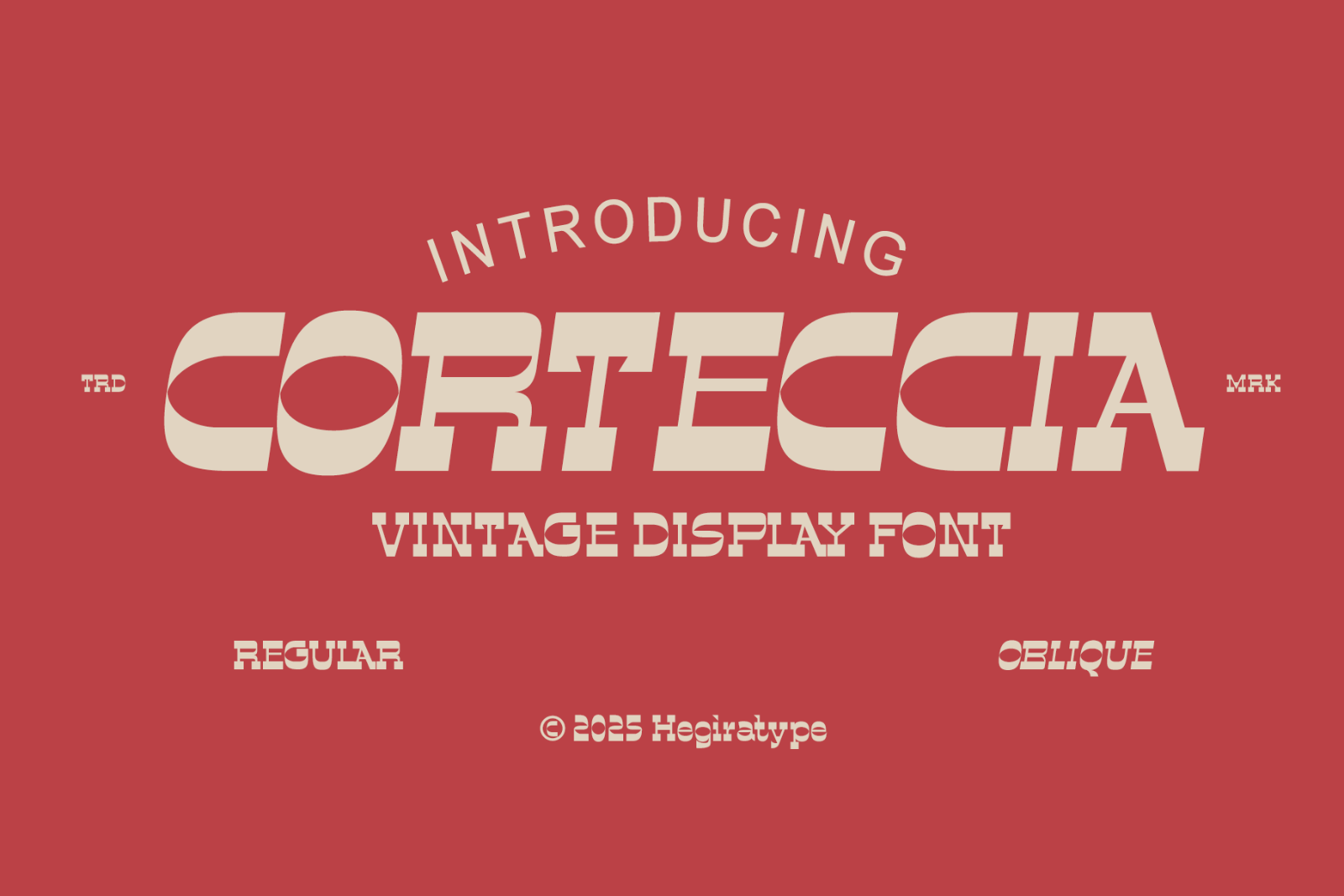 Corteccia: Vintage Display Font — image 1