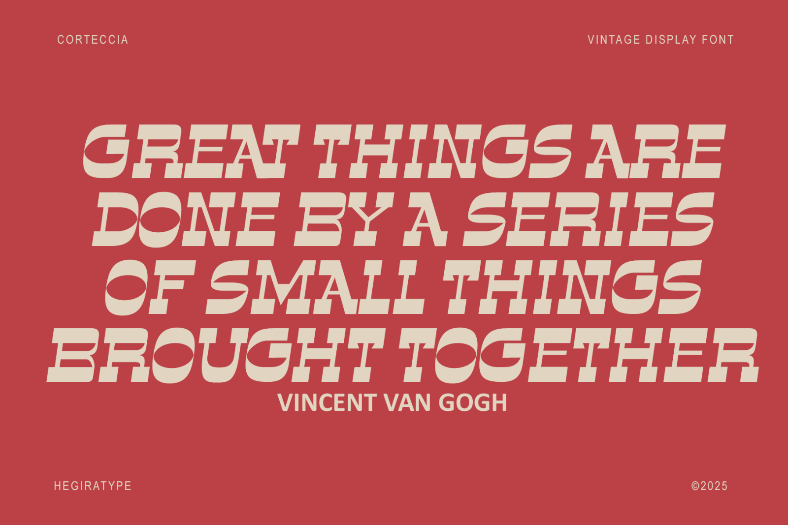 Corteccia: Vintage Display Font — image 2
