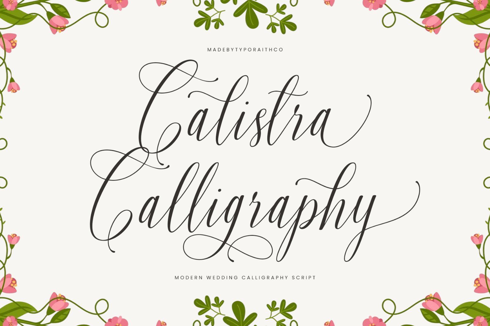 Calistra | Wedding Calligraphy Font — image 1