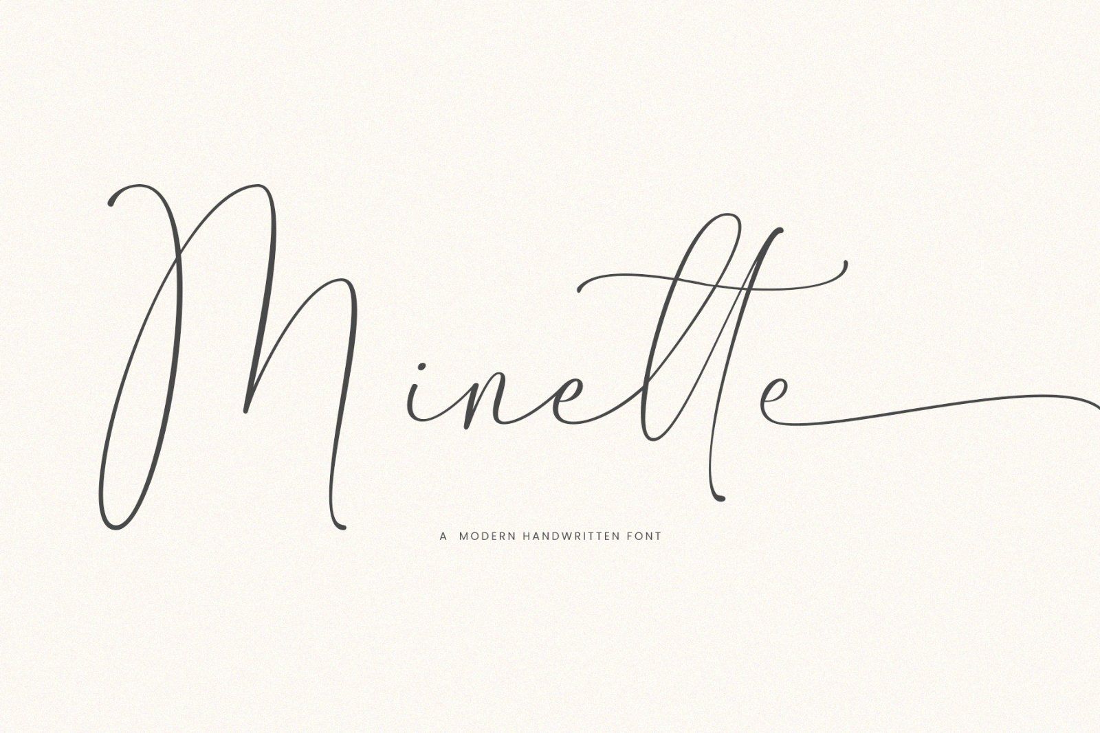 Minette | A Handwritten Font — image 1