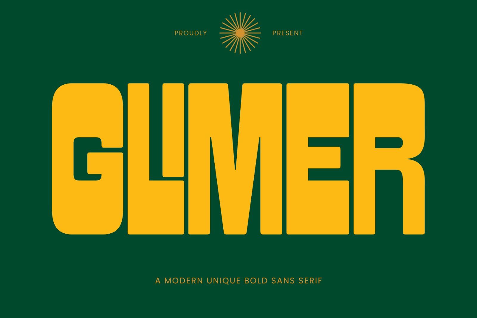 Glimer | Modern Unique Sans Serif — image 1