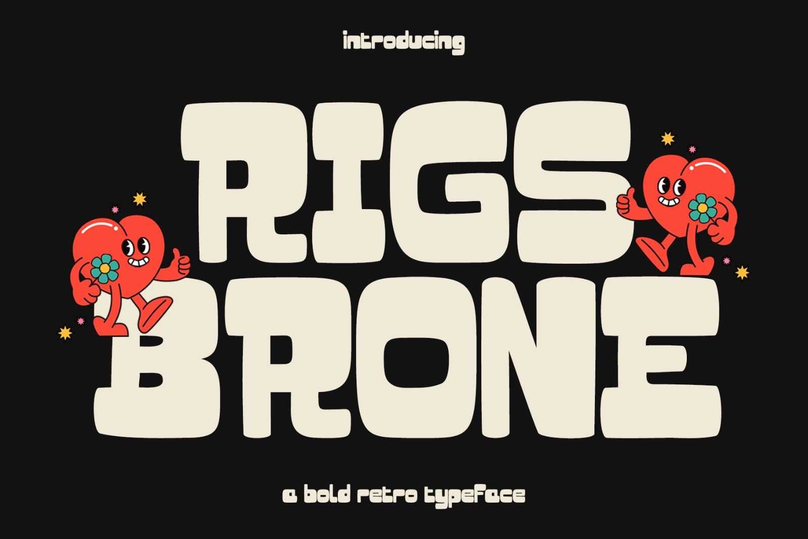 Rigs Brone | Retro Vintage Font — image 1