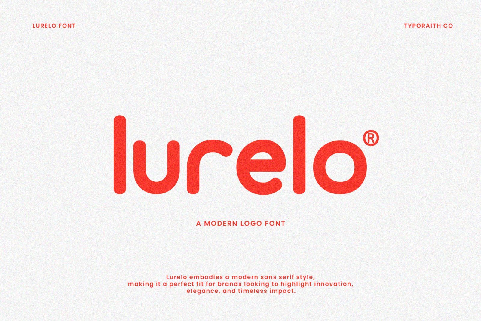 Lurelo | A Modern Logo Font — image 1