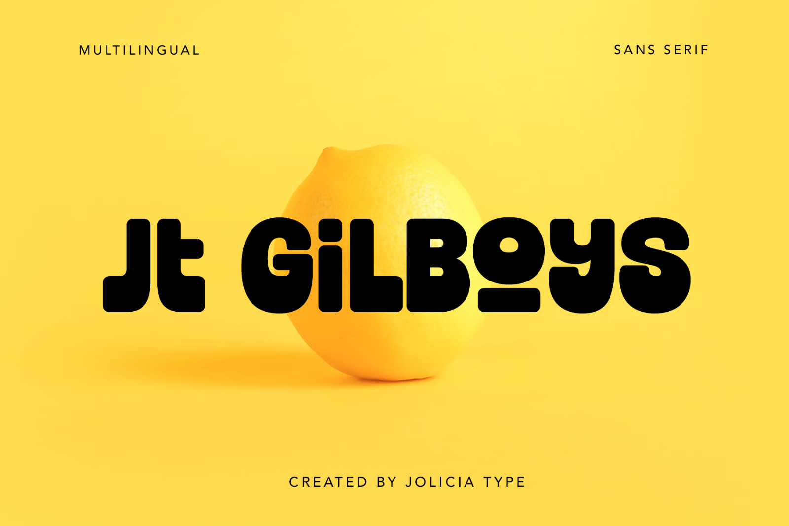 Jt Gilboys | Display Font — image 1