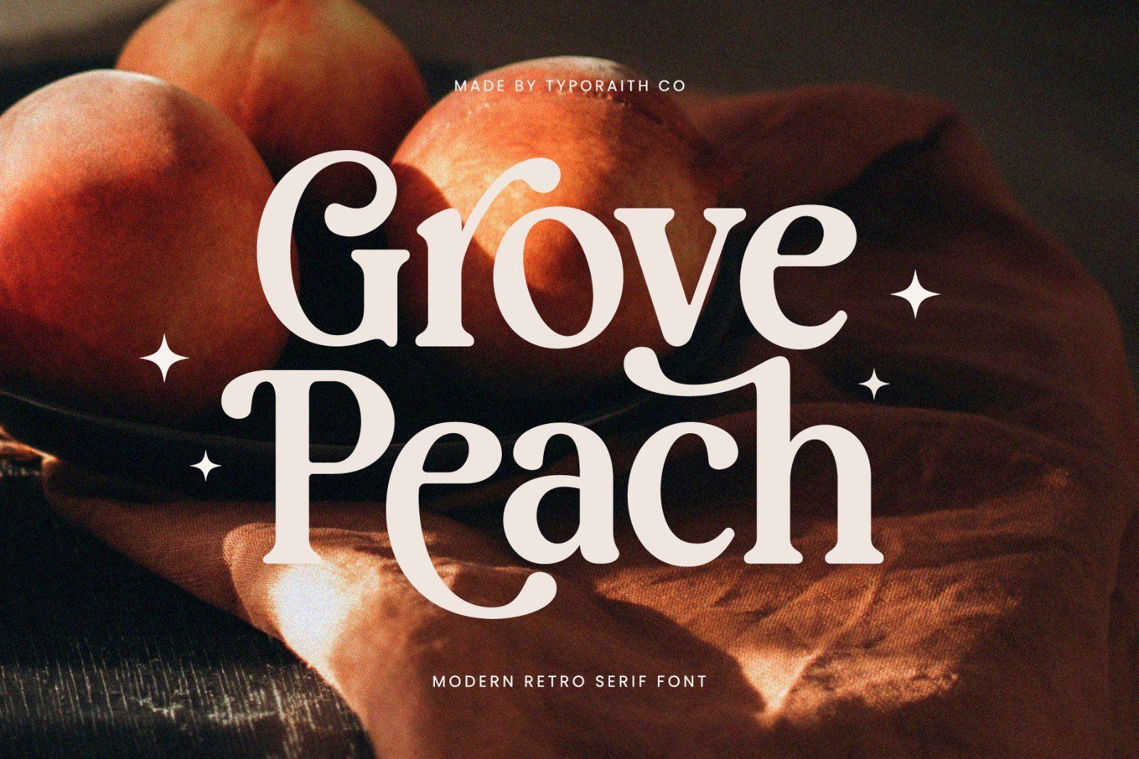 Grove Peach | Modern Retro Serif — image 1