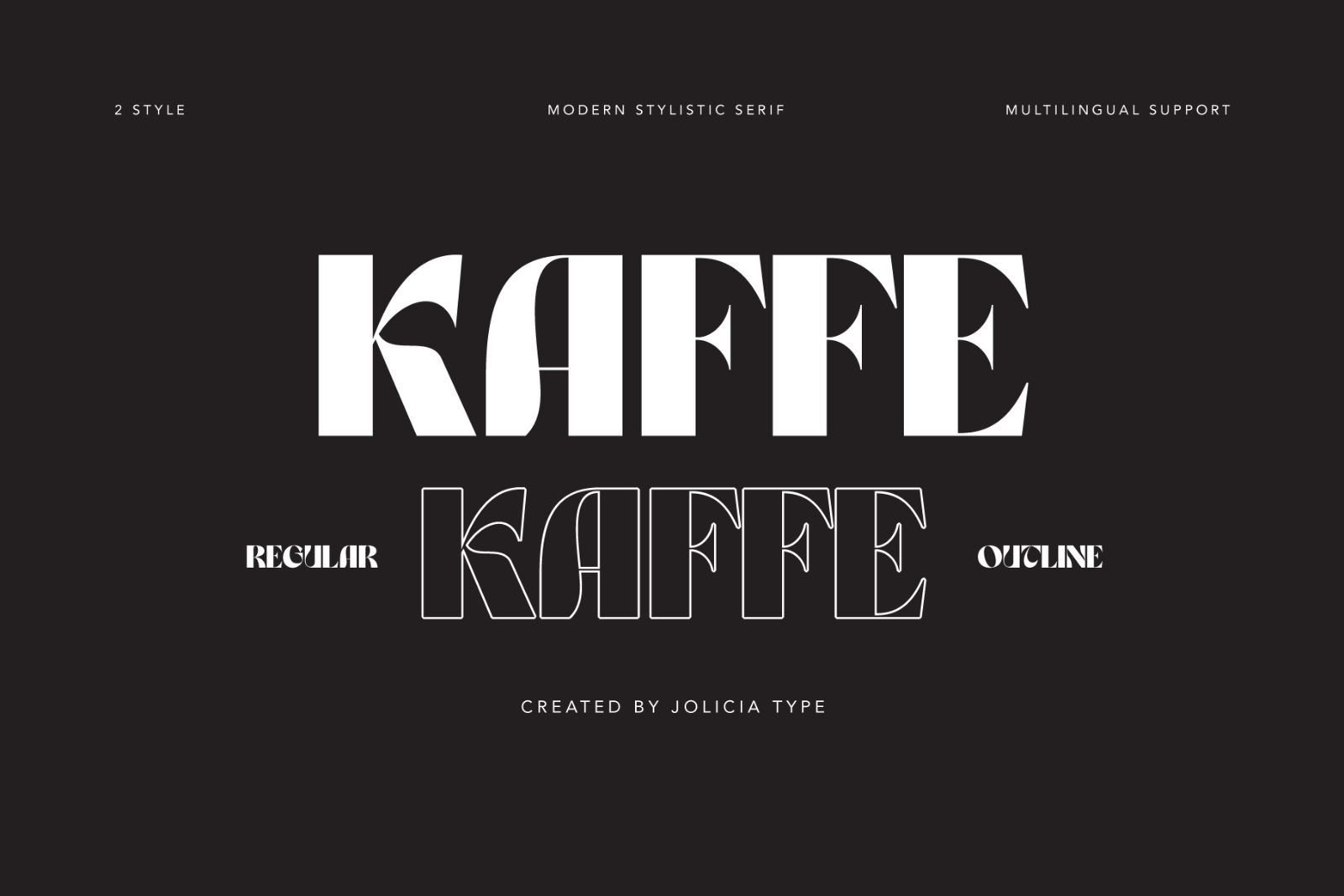 Kaffe | Psychedelic Typeface — image 1