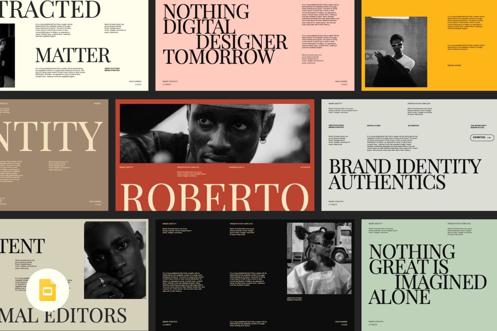 Roberto - Brand Identity Google Slides — image 1