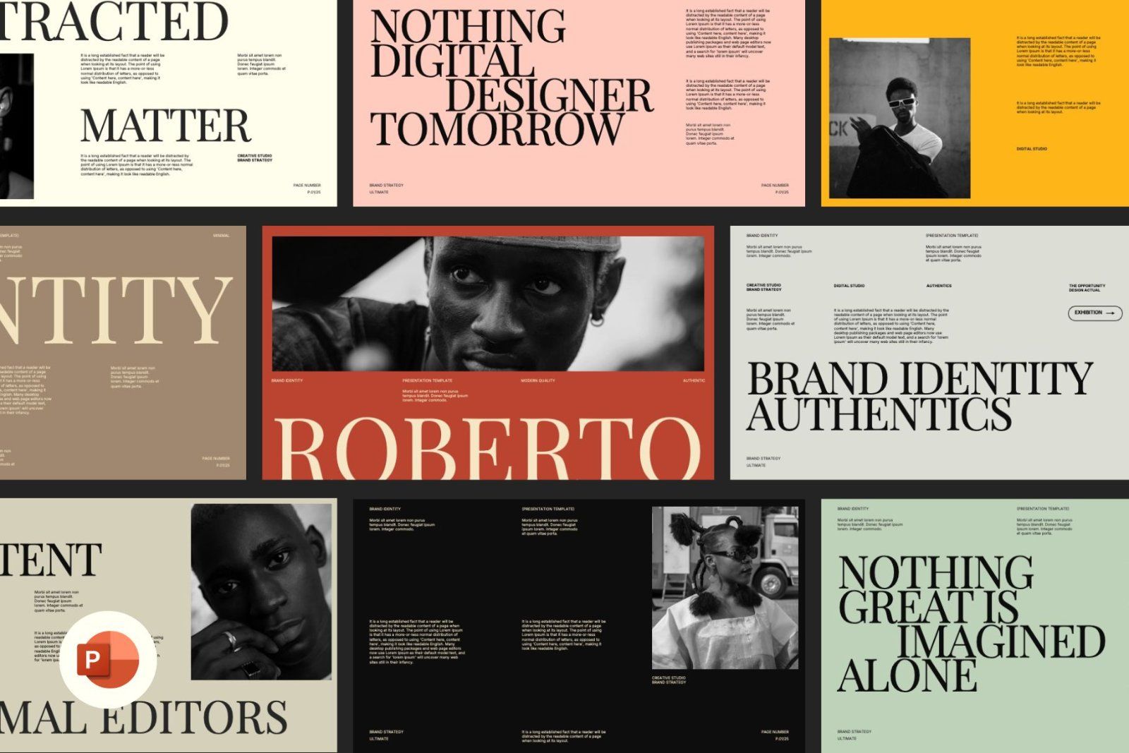 Roberto - Brand Identity PowerPoint Template — image 1