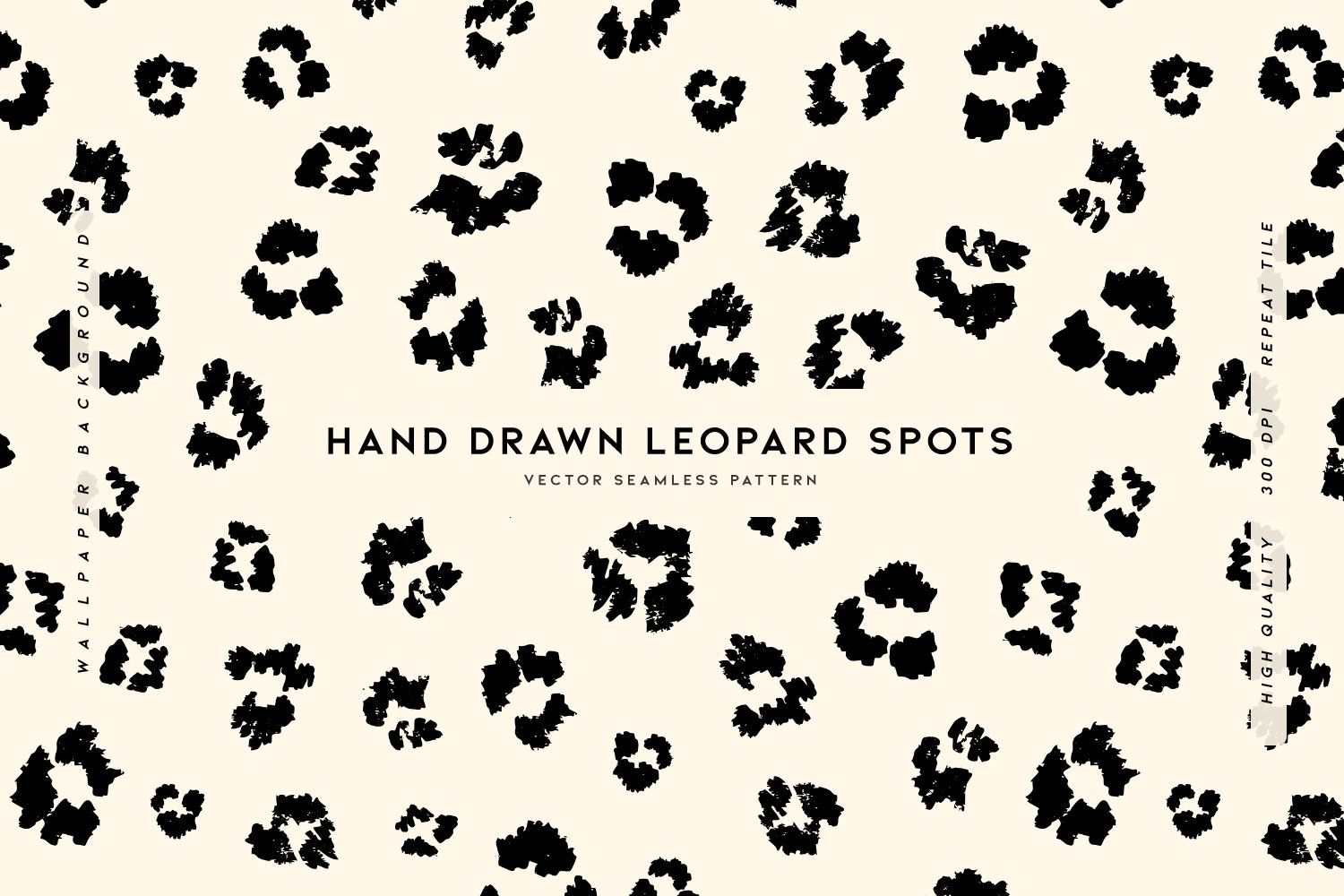 Hand Drawn Leopard Spots — image 1