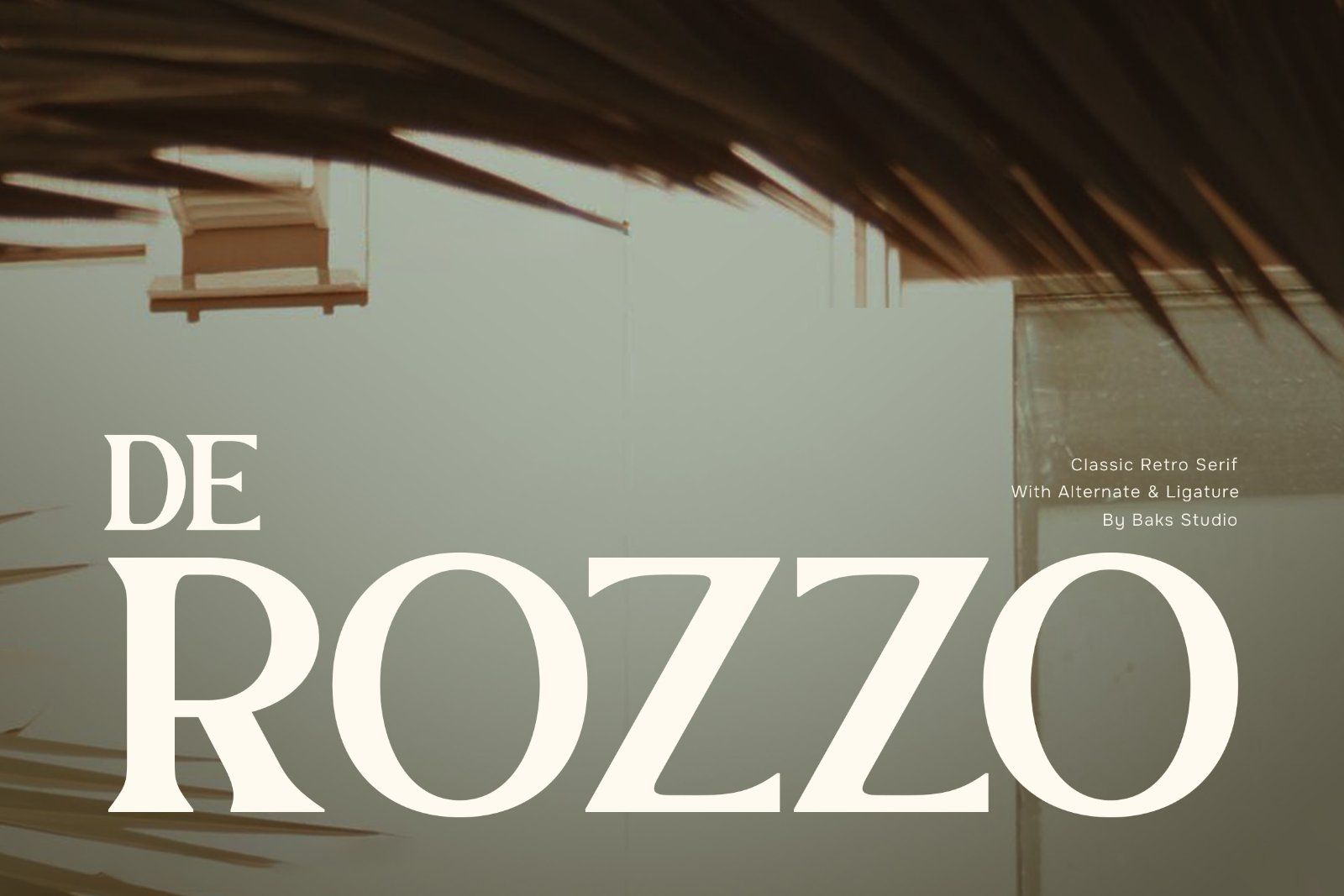 De Rozzo | Classic Retro Serif — image 1