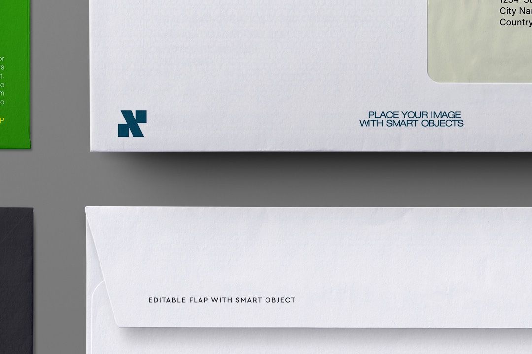 DL Envelope Mockup – Window Set (6 Objects) — image 3