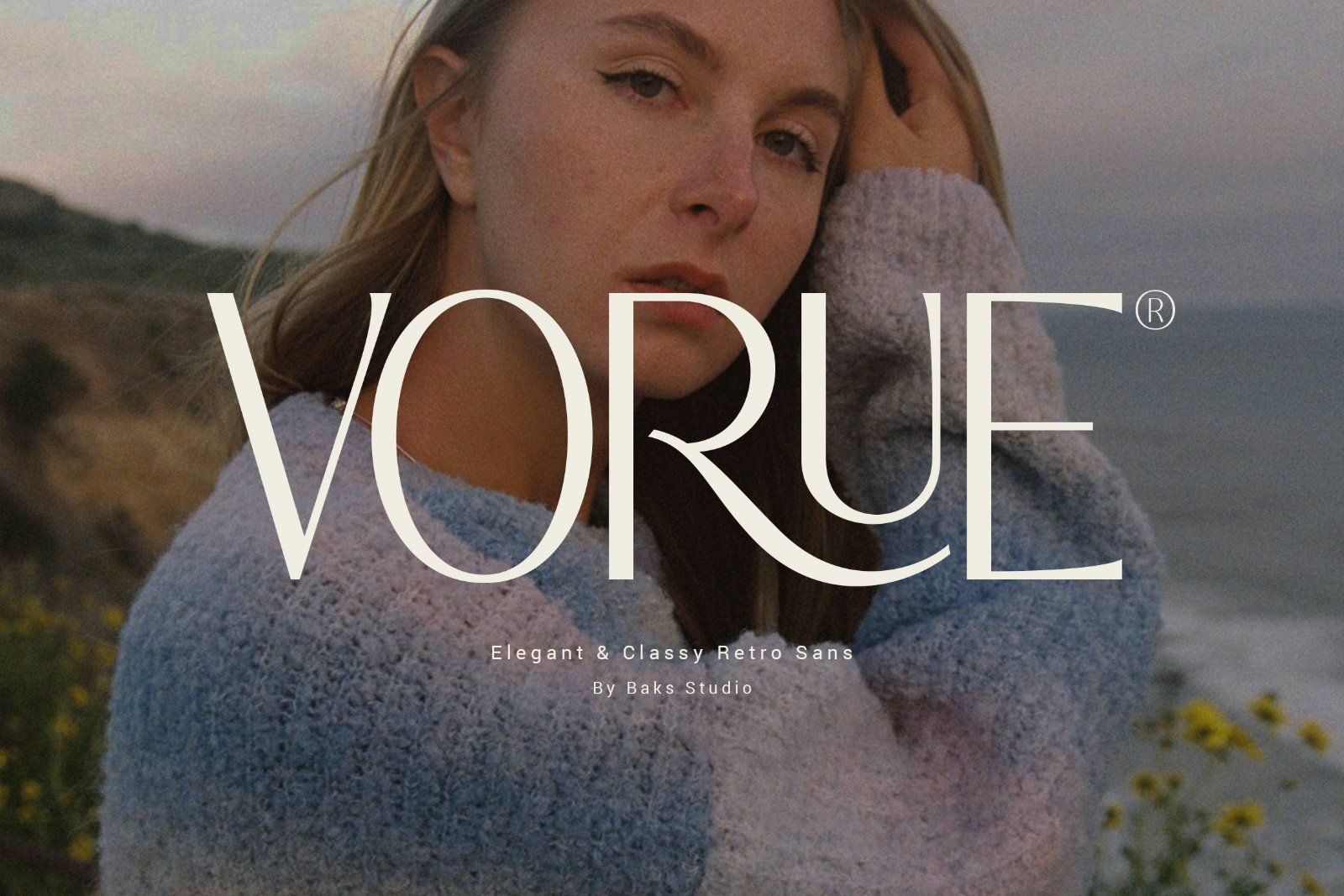 Vorue | Elegant & Classy Retro Sans — image 1