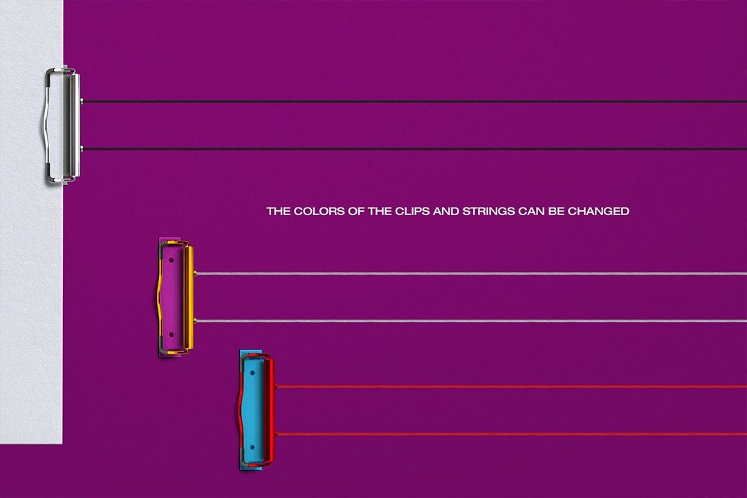 Flyer Mockup – A4 Hanging Clip Horizontal (3 Objects) — image 3