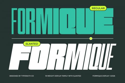 Formique Font Family