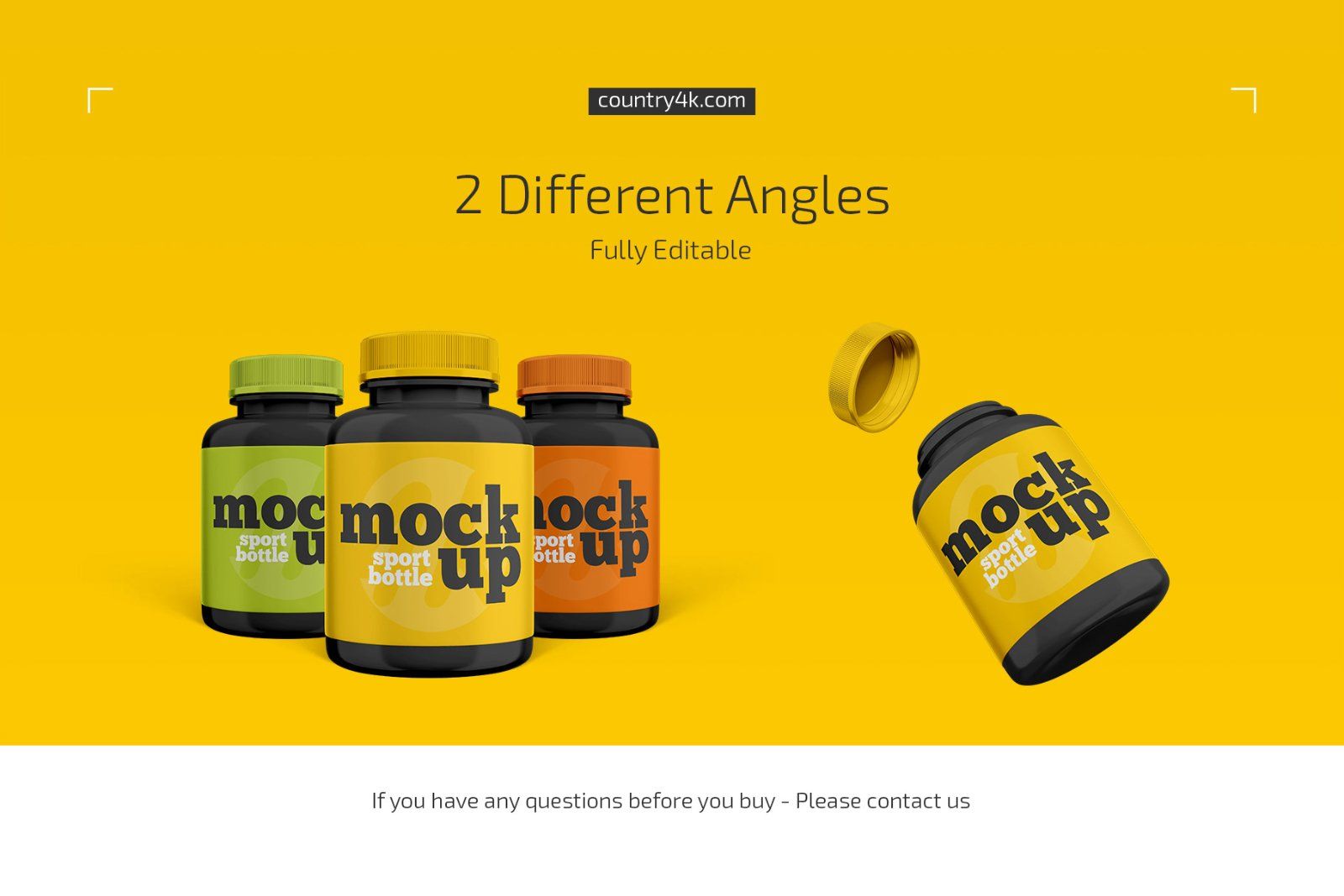 Sport Bottle Mockup Set — image 4