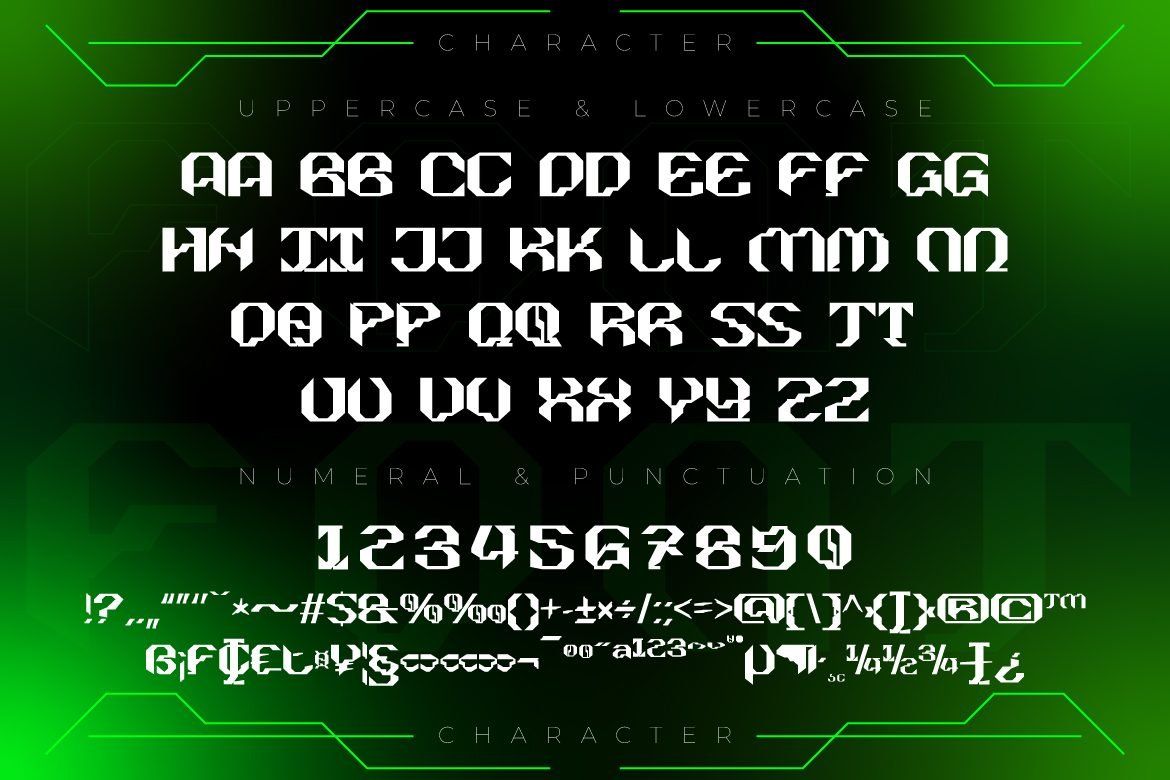 Orek Futuristic Display Font – Modern Sci-Fi Typeface — image 3