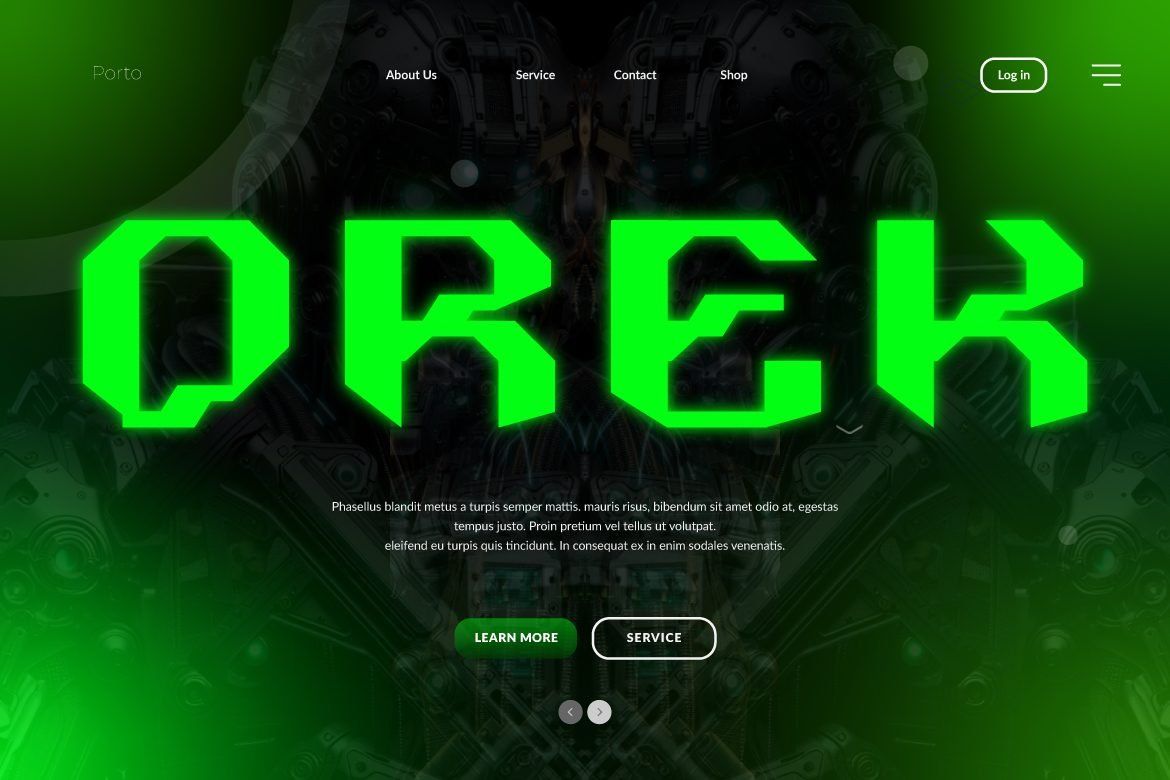 Orek Futuristic Display Font – Modern Sci-Fi Typeface — image 6